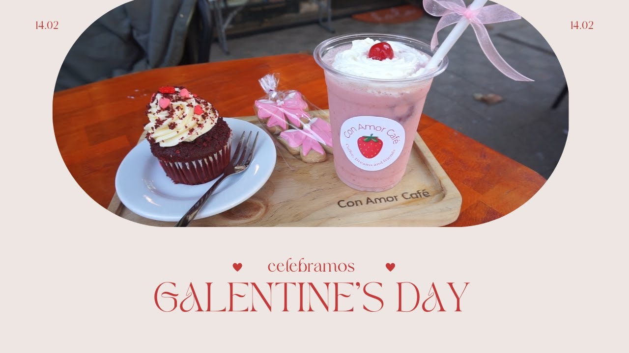 #vlog: Celebramos Galentine's Day en @conamorcafe.cl | giatosetti✨