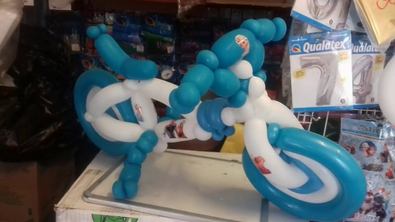 TUTORIAL DECORACION CON GLOBOS BICICLETAS CHASTY