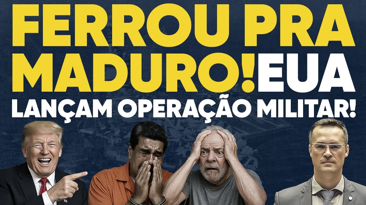 Ferrou pra Maduro! EUA lan&ccedil;am opera&ccedil;&atilde;o militar! 🔥🔥🔥