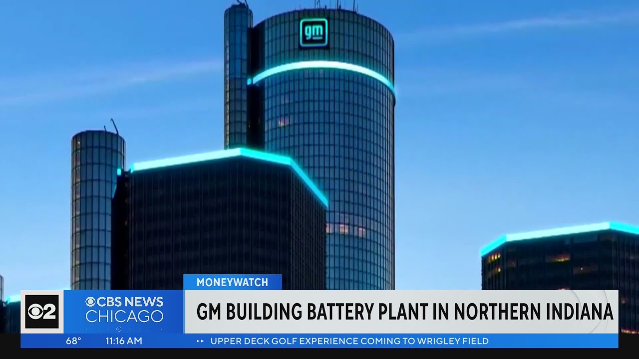 GM building $3 billion battery plant in northern Indiana