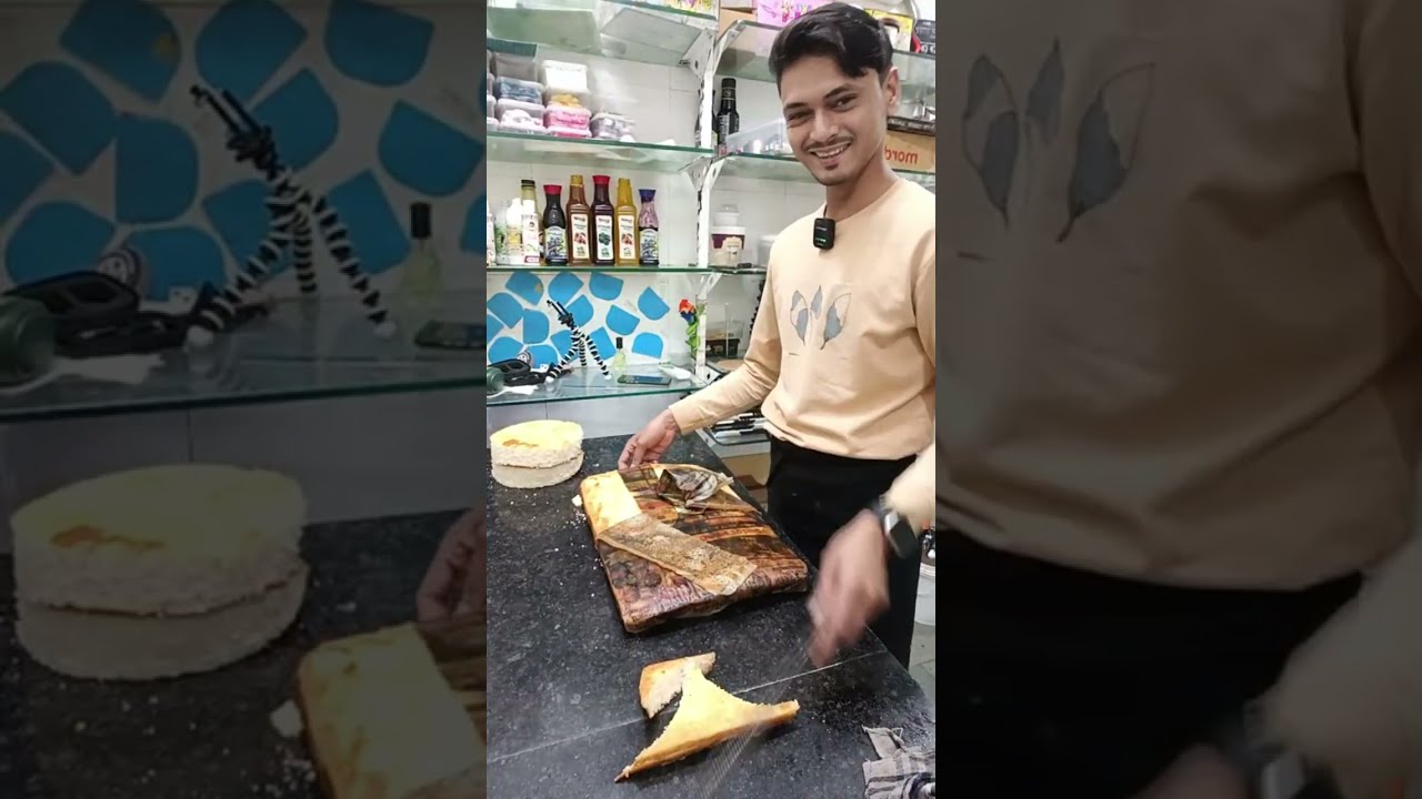 अदब के साथ सीखो Birthday cake banana 🤔🥰