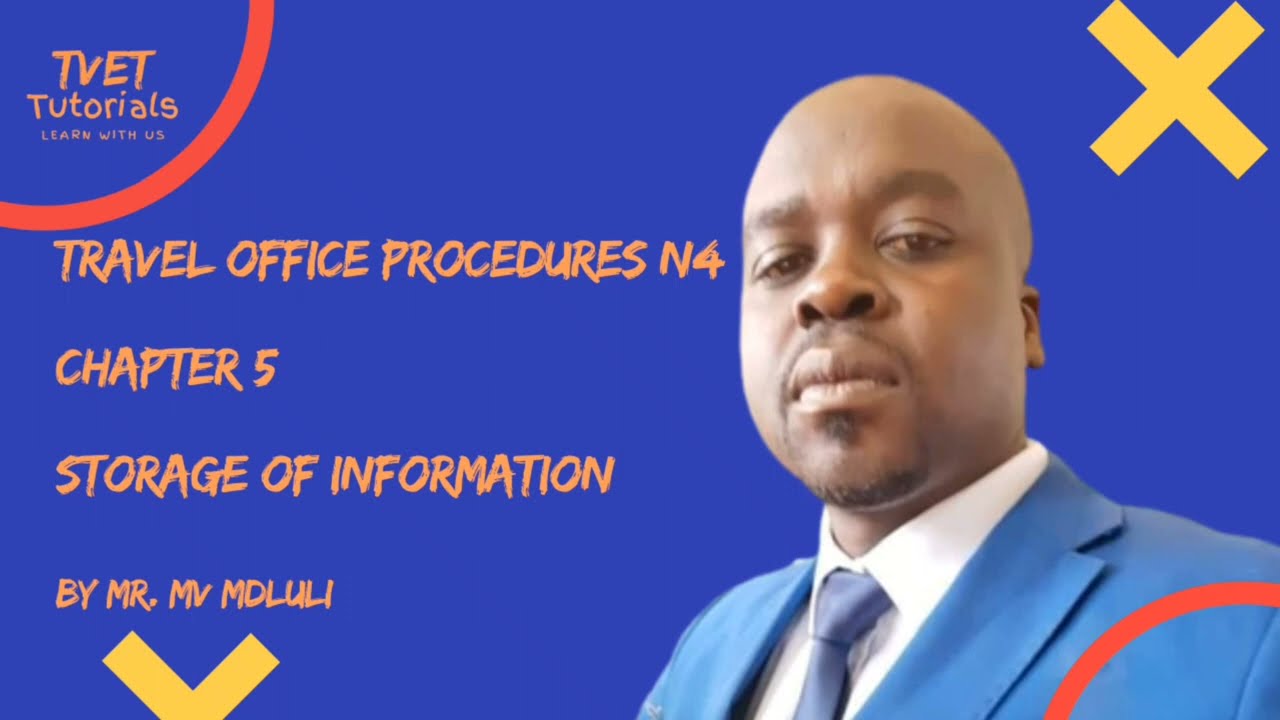 TRAVEL OFFICE PROCEDURES N4: STORAGE OF FILES