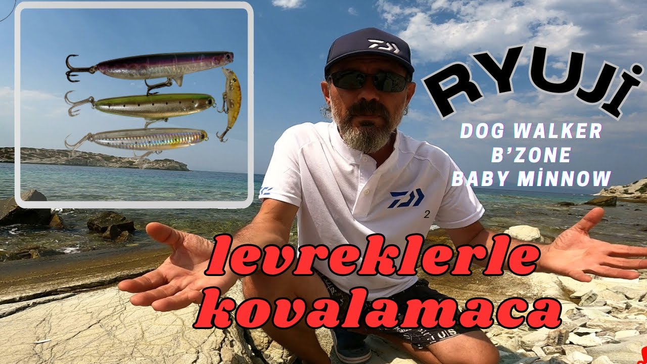 Levrek avı Ryuji suüstü sahteler balık avı ve levrek avı nda  LRF ile WTD   aksiyonu