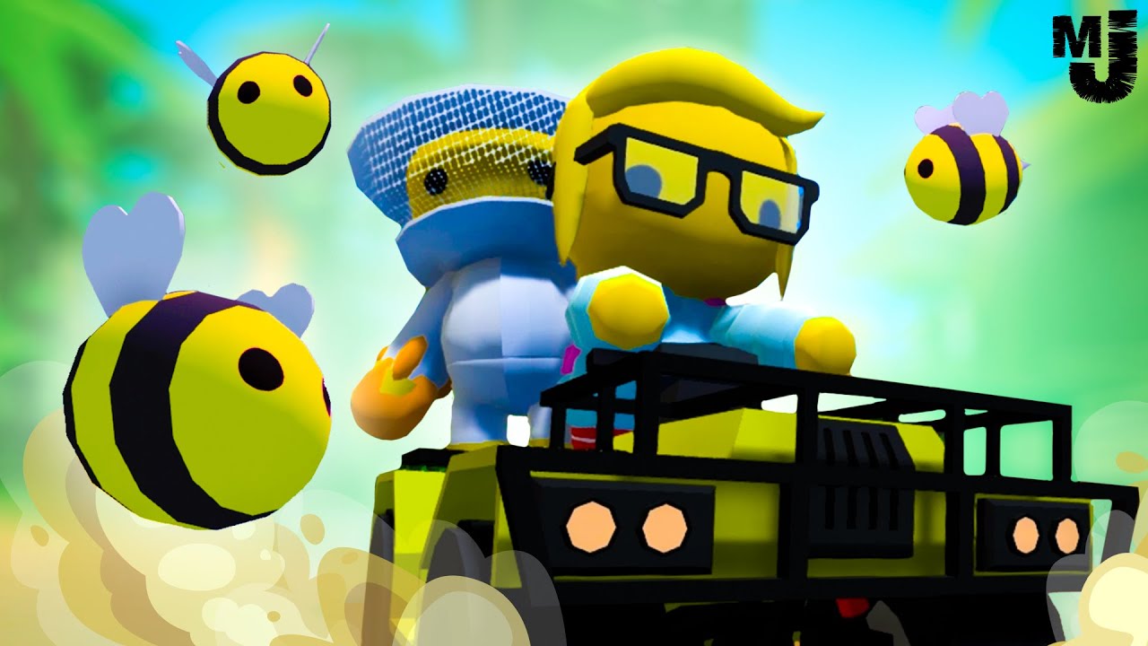 ОХОТА на ПЧЕЛ 🐝 СТРОИМ РАКЕТУ в Wobbly Life