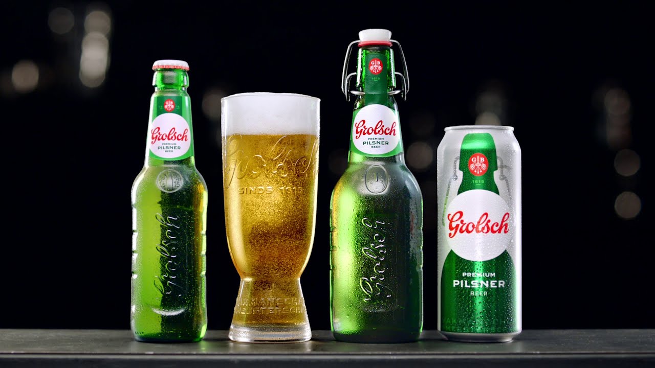 Grolsch Premium Pilsner 4% advert - Asahi UK
