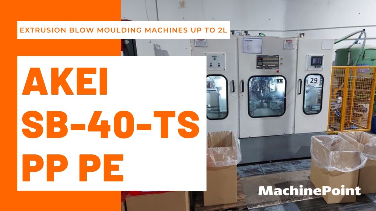 AKEI SB-40-TS PP PE Extrusion Blow Moulding machines up to 2 L | AKEI Machines