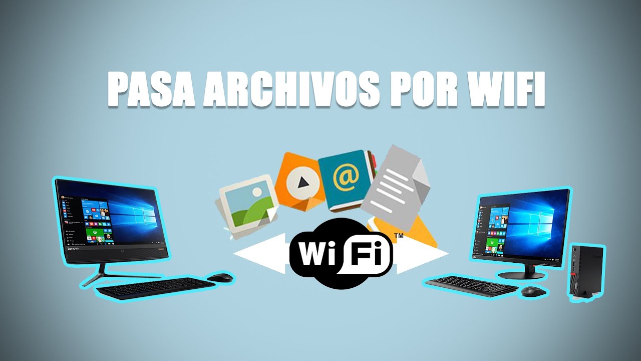 Compartir ARCHIVOS de un COMPUTADOR a OTRO por WIFI