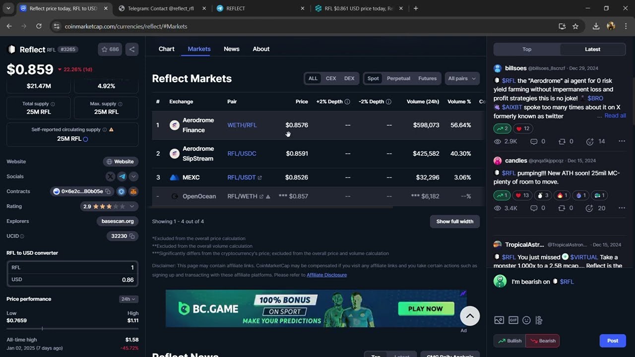 Is Reflect ($RFL) Token Legit or Scam ??