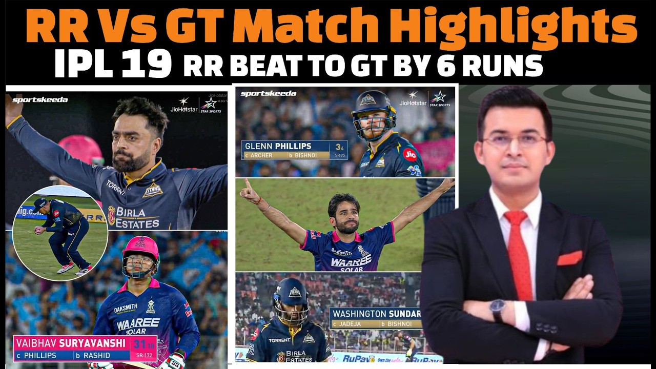 Rajasthan Royals vs Gujarat Titans complete match highlights IPL 2026.