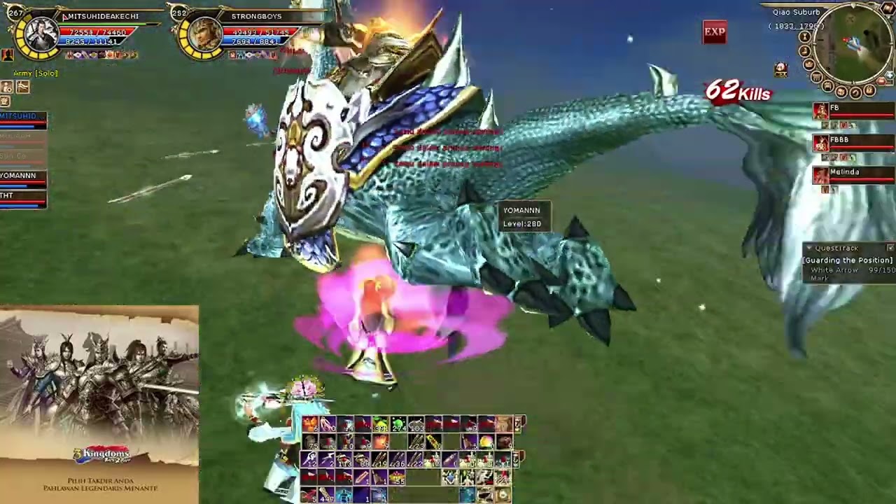 QIAO BERDARAH | HIGHLIGHT WAR 3 KINGDOMS ONLINE BACK2PAST (7 AGUSTUS 2025)
