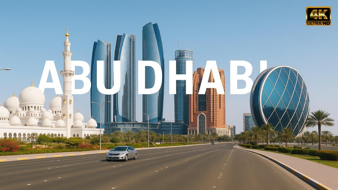 🇦🇪 Abu Dhabi  4K Driving Tour - The safest city in the world