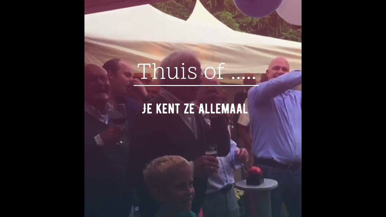 Feest vieren verjaardag ouderen met gouwe ouwe nummers
