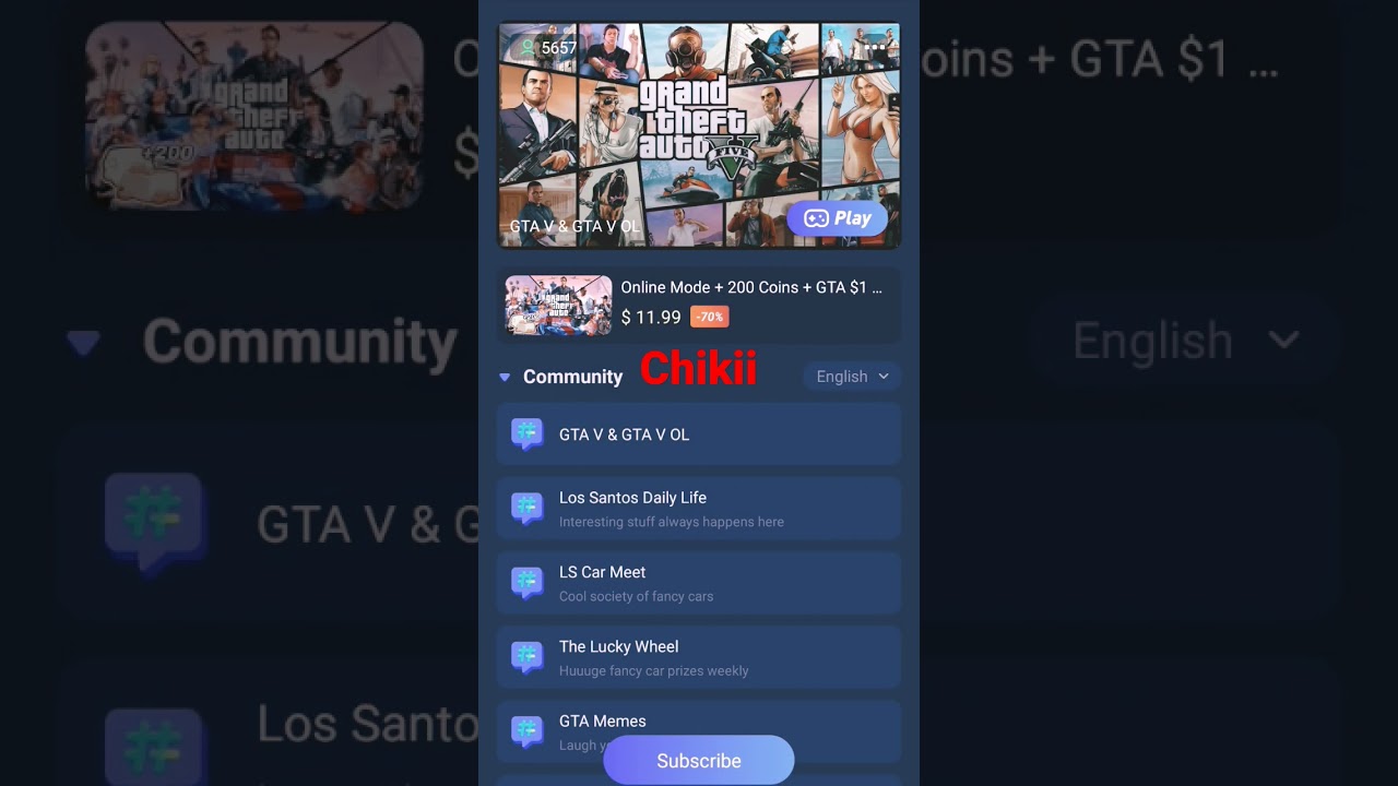 chikii gta 5 kaise khele  #shorts