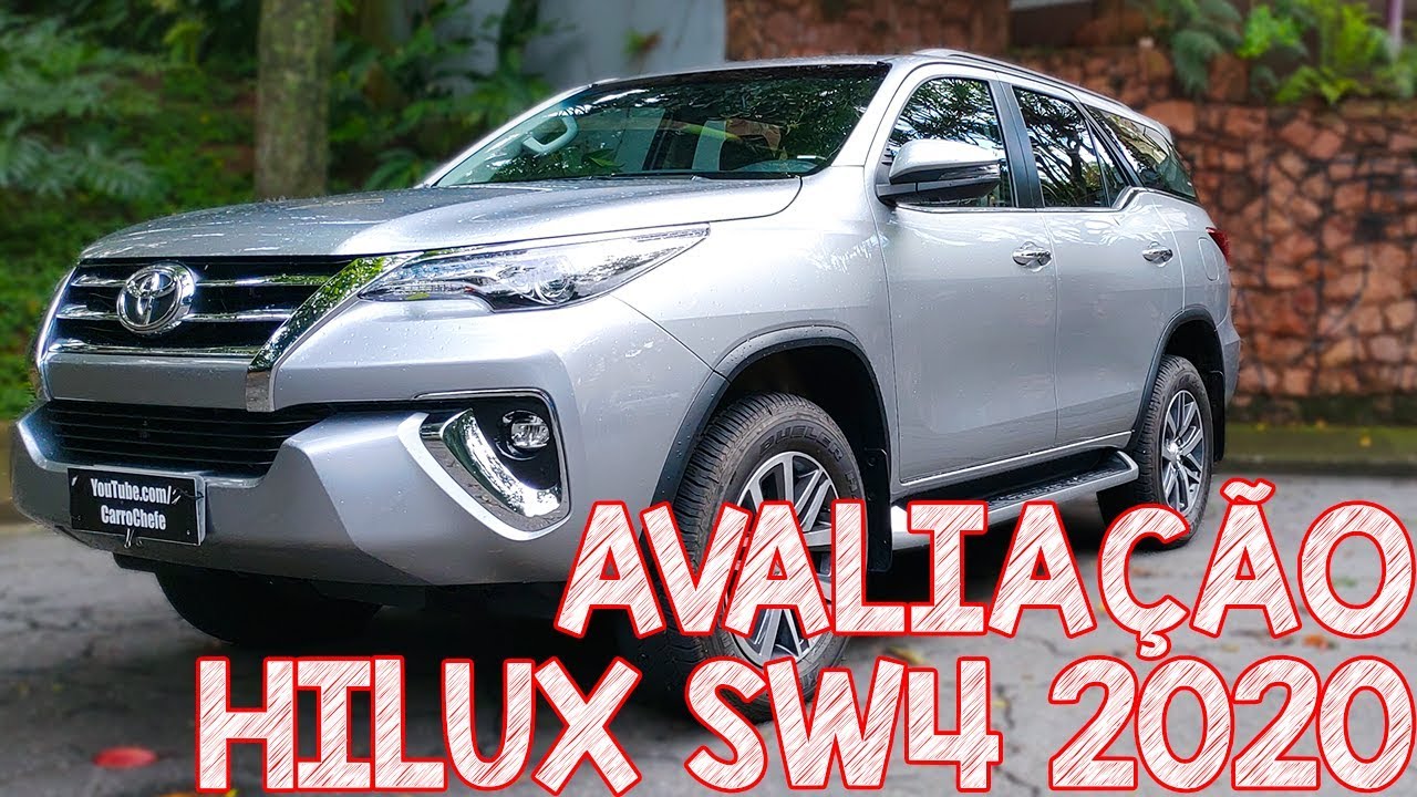 Avalia&ccedil;&atilde;o Toyota Hilux SW4 2020 Diesel - 7 Lugares, bruta e luxuosa SUV de verdade