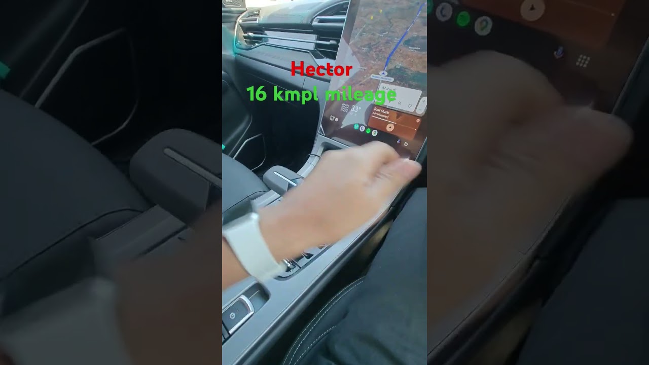 Petrol MG Hector CVT 16 kmpl mileage trick 