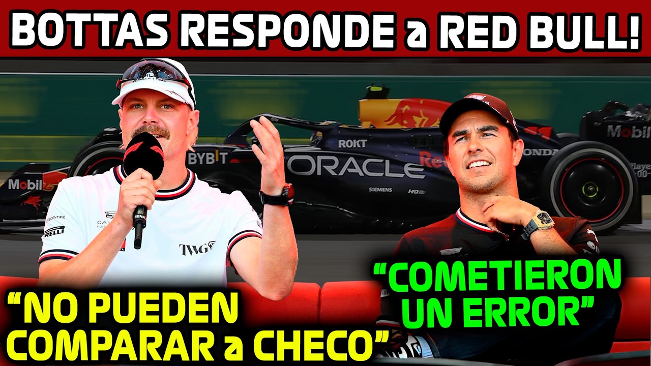 BOTTAS se BURLA  de RED BULL!! 