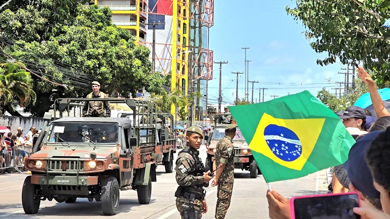 Desfile 7 de setembro em Recife 2025 ibiribeira pernambuco brasil