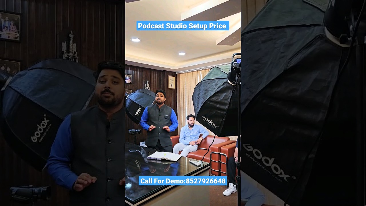 Podcast Studio Setup Price 2024 I #studiotour