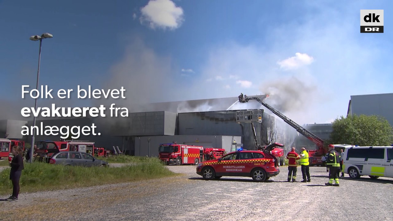 De sidste brandfolk har forladt brandskadet Gigantium