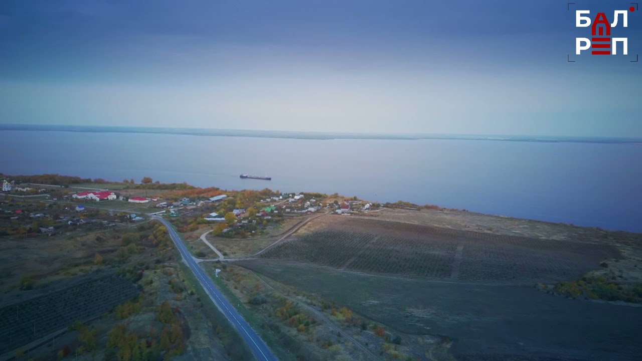 Хвалынский район село Алексеевка (с высоты)