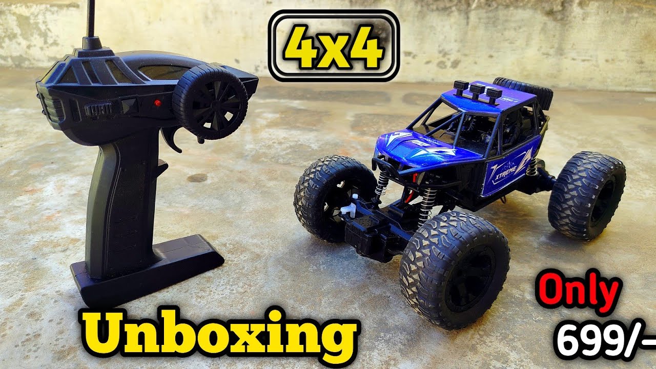 RC Rock Crawler 4x4 Rally Car Unboxing & Testing || Remote Control Car Under 799/-