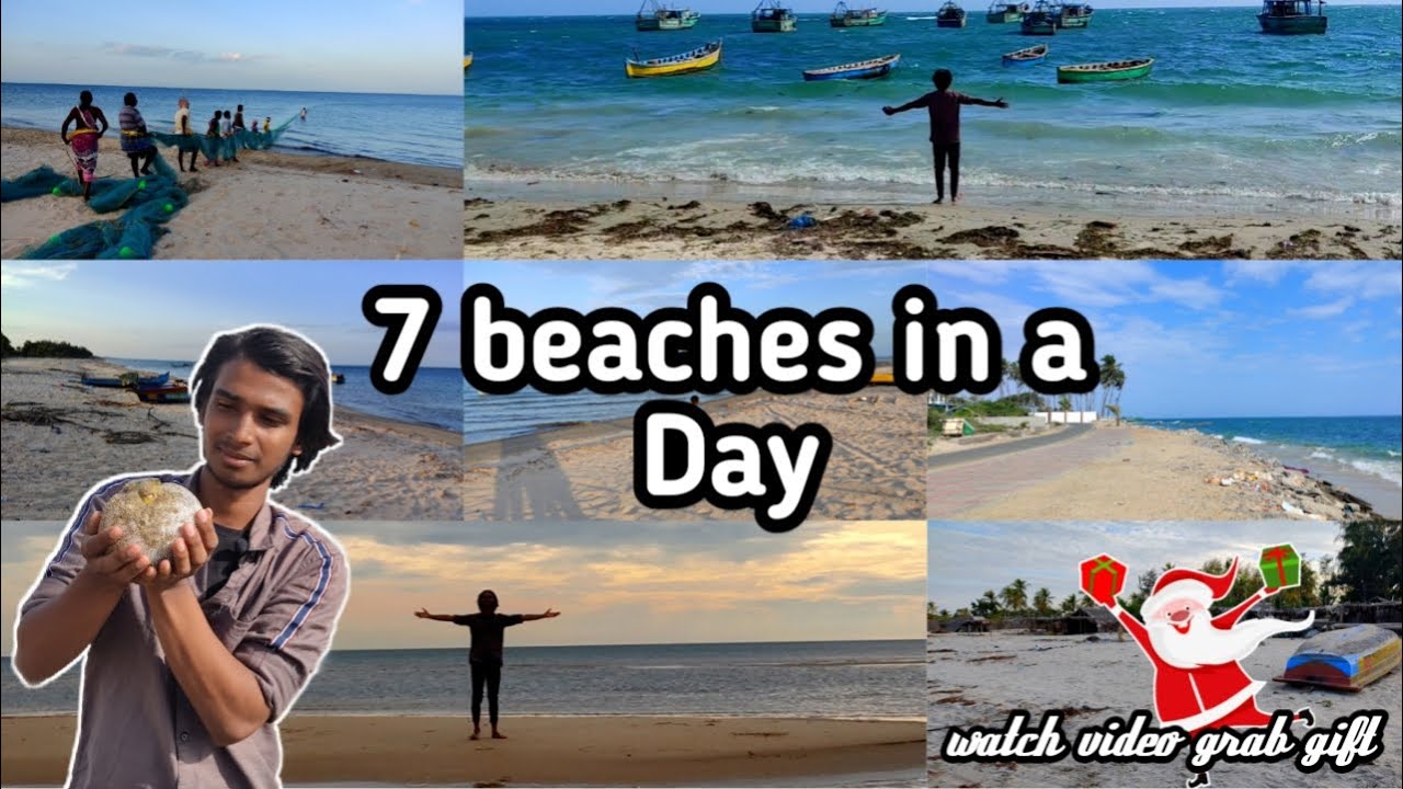Vlog_Seven Beaches in a Day @Ramanathapuram | Giveaway? | Tamil Travel vlog