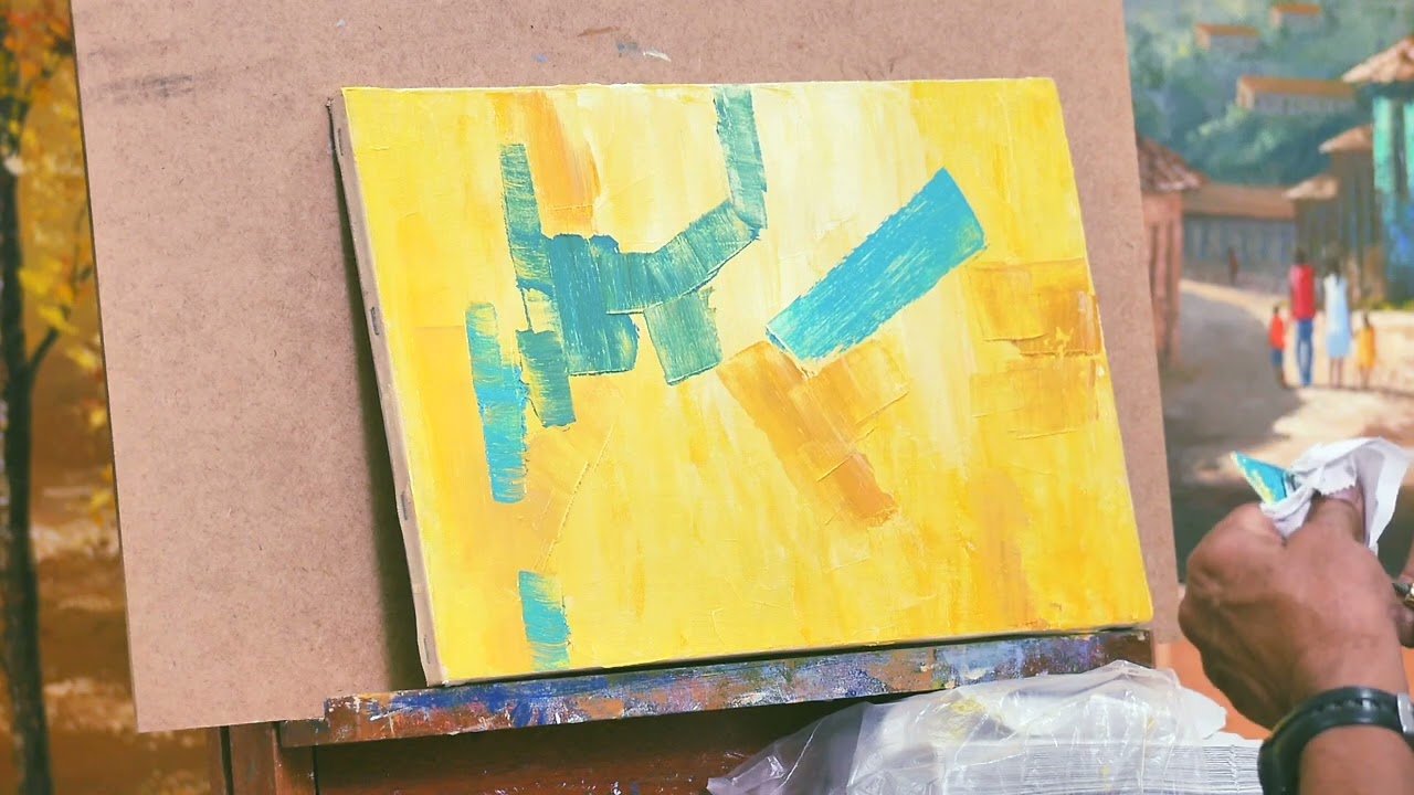Pintando Abstrato| Professor Costerus