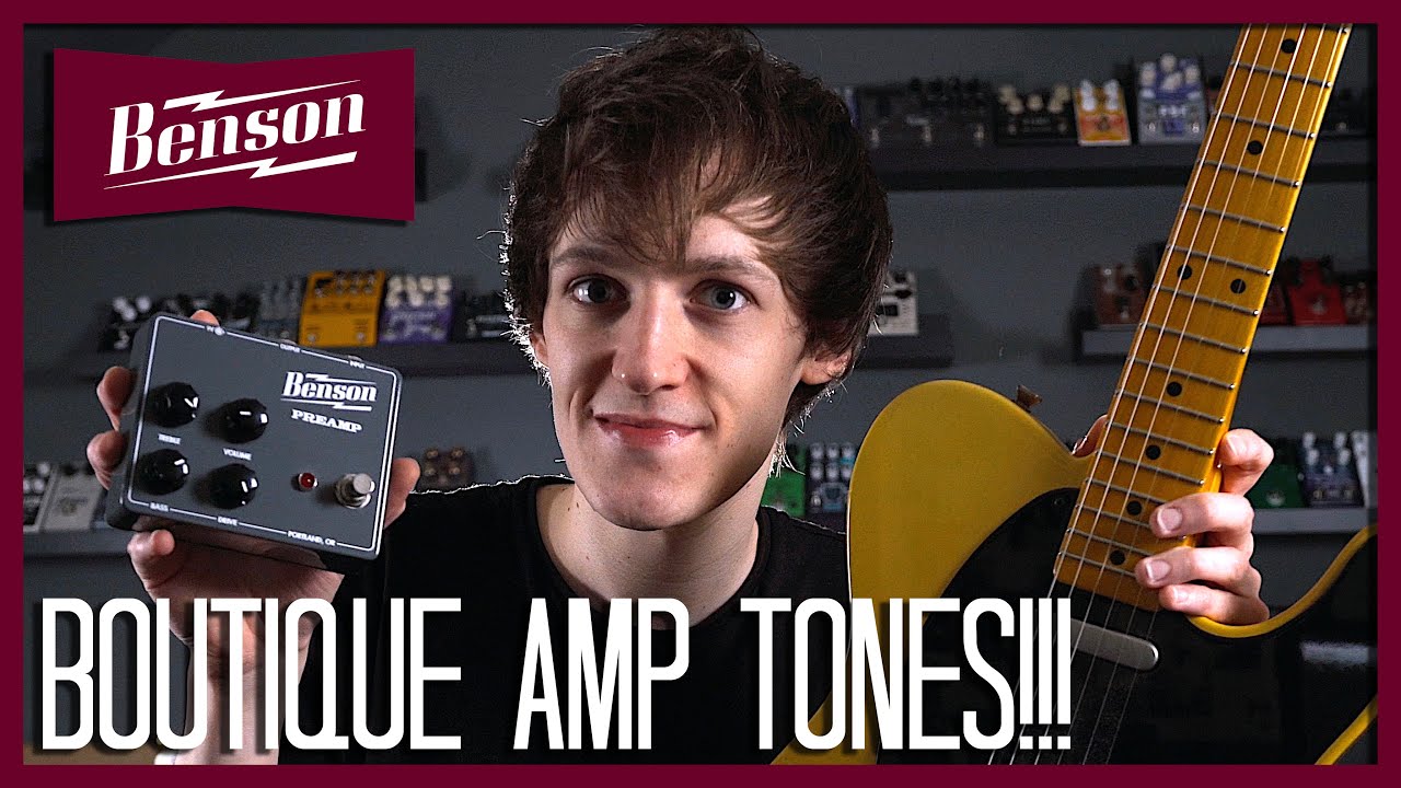 INSANE AMP OVERDRIVE TONES!! Preamp - Benson Amps Pedal Demo