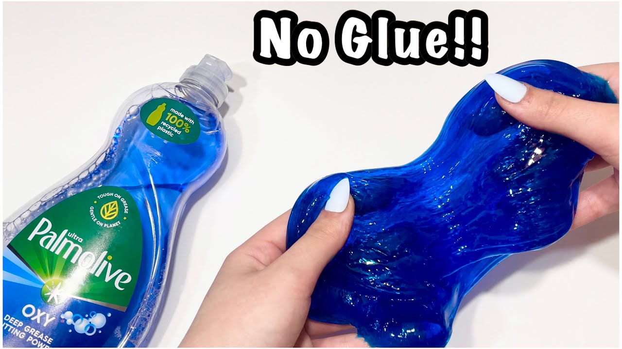 Dish Soap Slime!! 🫧 How To Make Super Easy No Glue Dish Soap Slime!!
