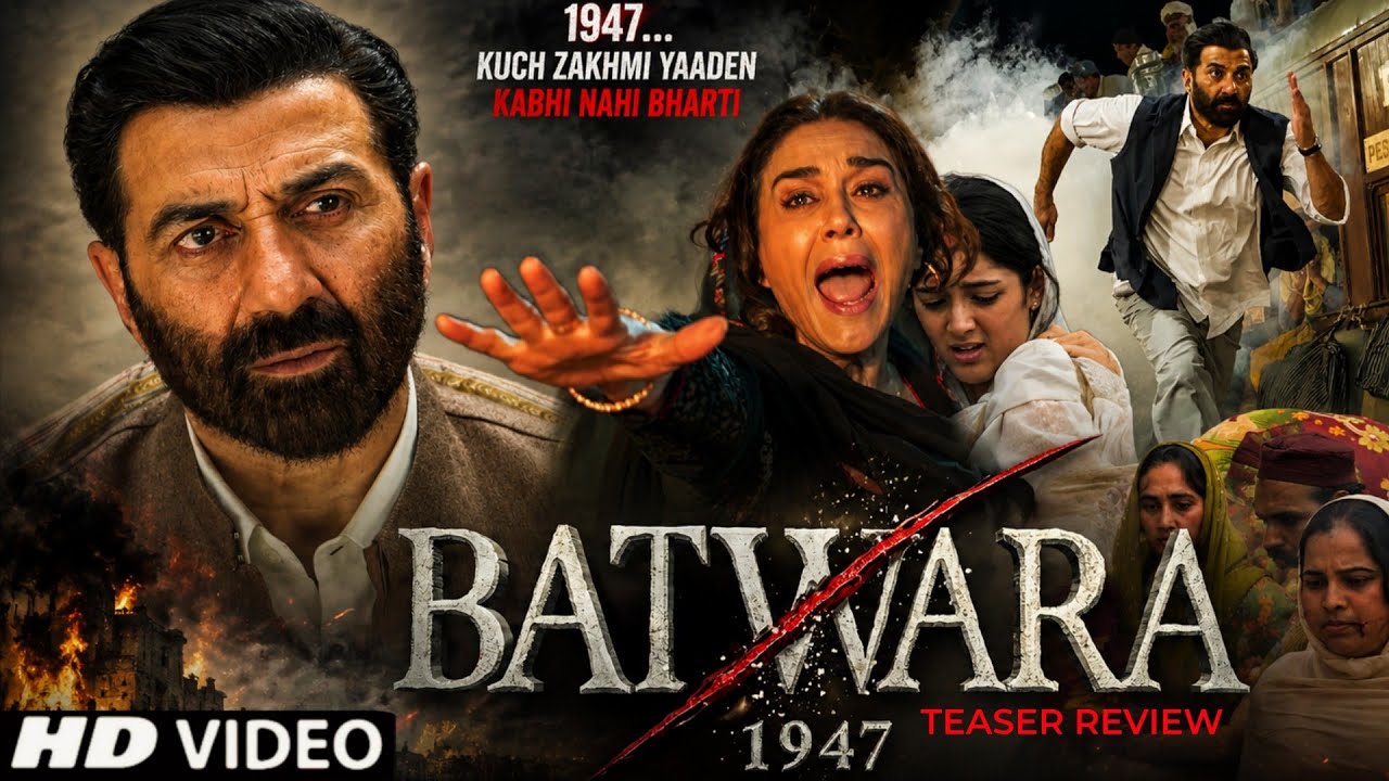 Lahore 1947 Trailer  | Sunny Deol, Preity Zinta | Lahore 1947 Teaser Review & Trailer Update