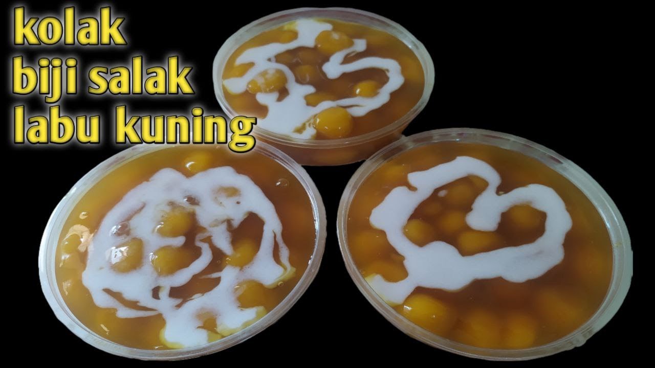 Resep Kolak biji salak labu kuning || bubur candil labu kuning