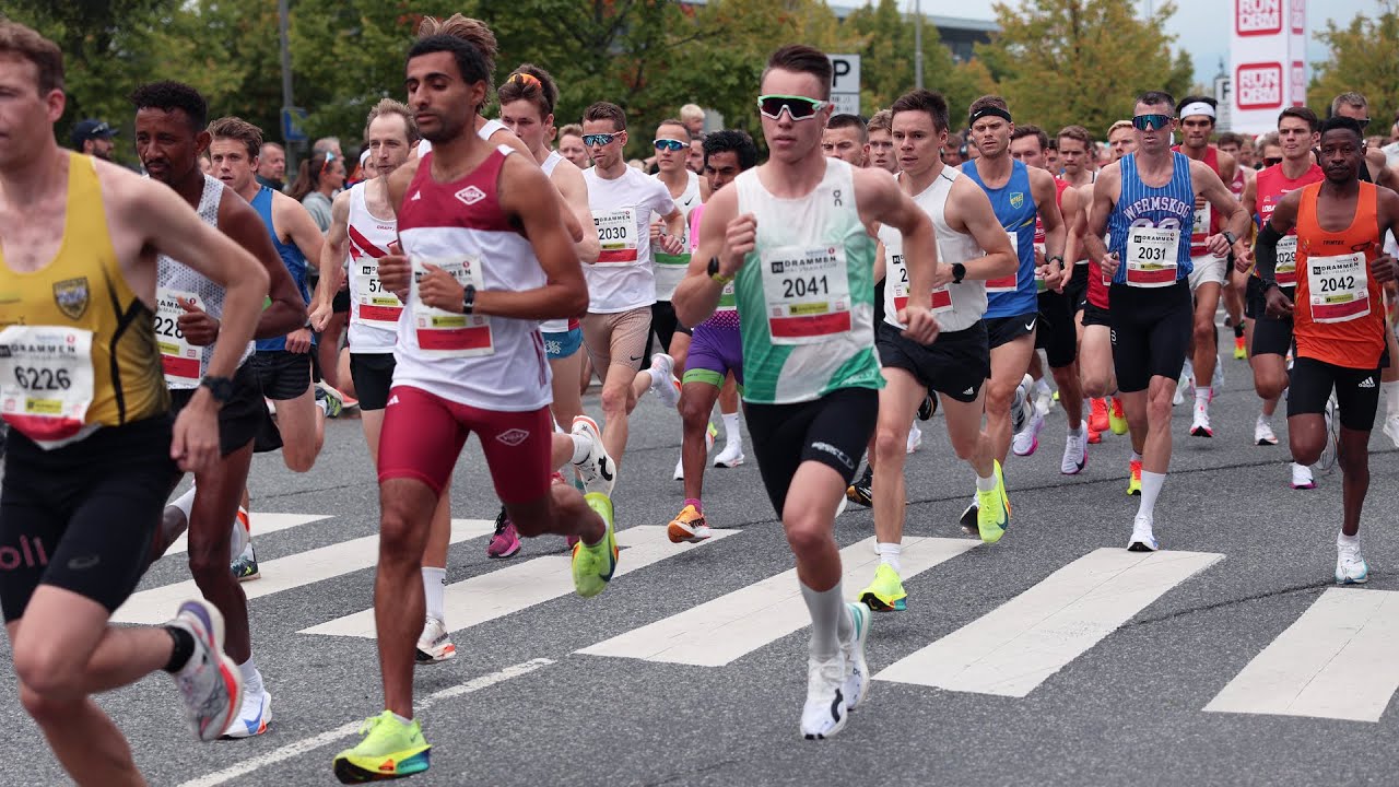 Drammen halvmaraton og 5 kilometer - Dobbeltseier for Senay Fissehatsion
