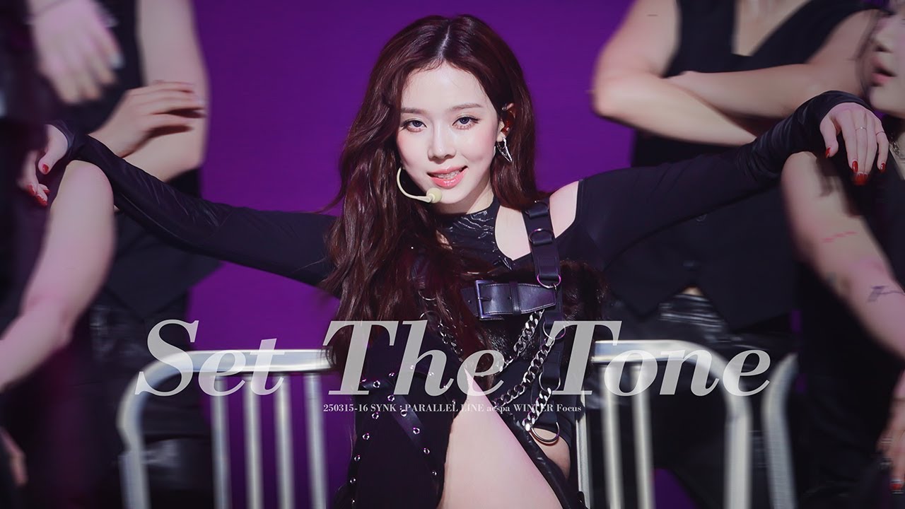 [4K] 250315-16 에스파 윈터  Set The Tone 직캠 | 2024-25 SYNK : PARALLEL LINE ENCORE aespa Winter Fancam