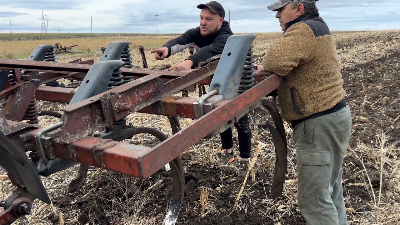 Саморобний Стерневий культиватор☝️ Випробування в полі🤘🧑‍🌾