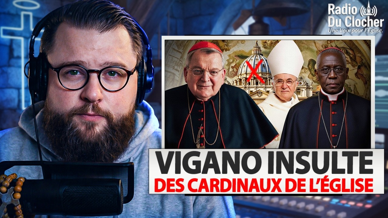 L&rsquo;attaque HONTEUSE de Vigano contre le Cardinal Sarah (06/03)