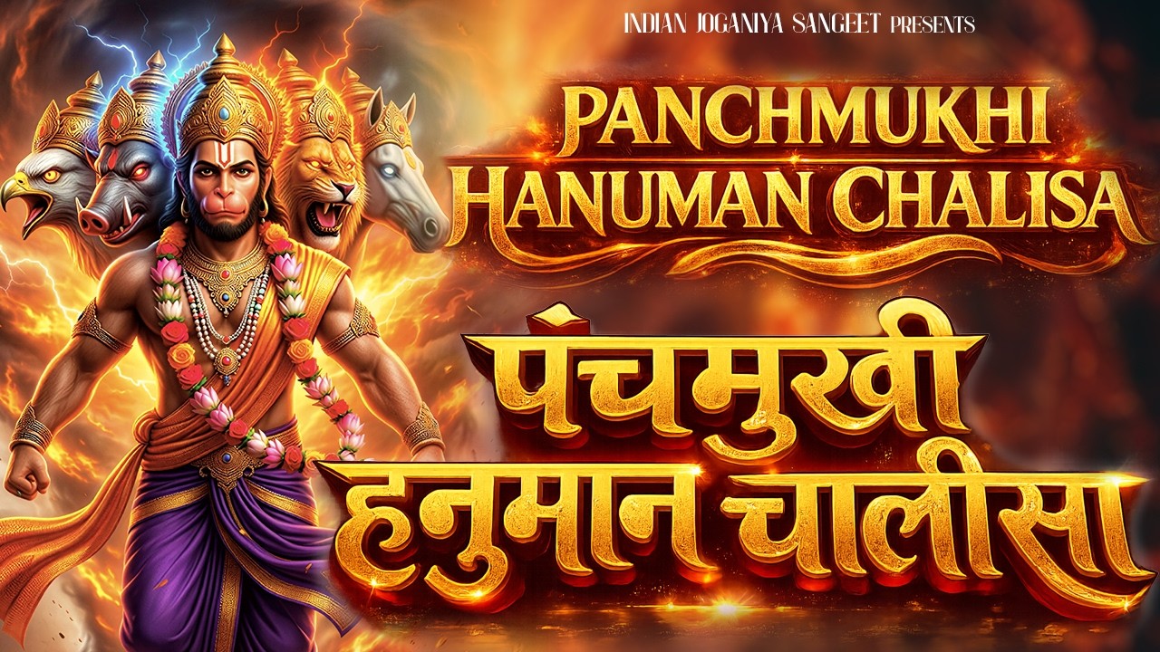 पंचमुखी हनुमान चालीसा सुपर फास्ट || हनुमान चालीसा || श्री हनुमान चालीसा || Hanuman Chalisa #hanuman