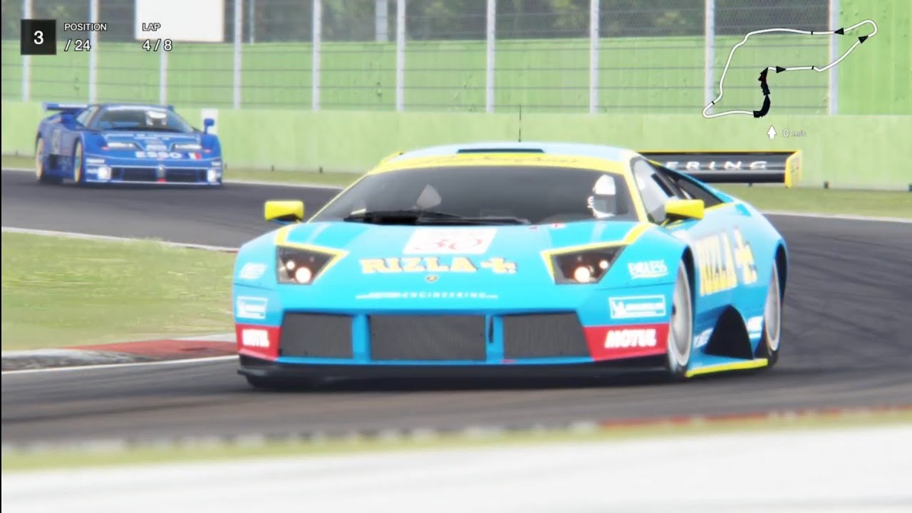 Assetto Corsa - Lamborghini Murcielago RGT GT1 @ Imola Circuit