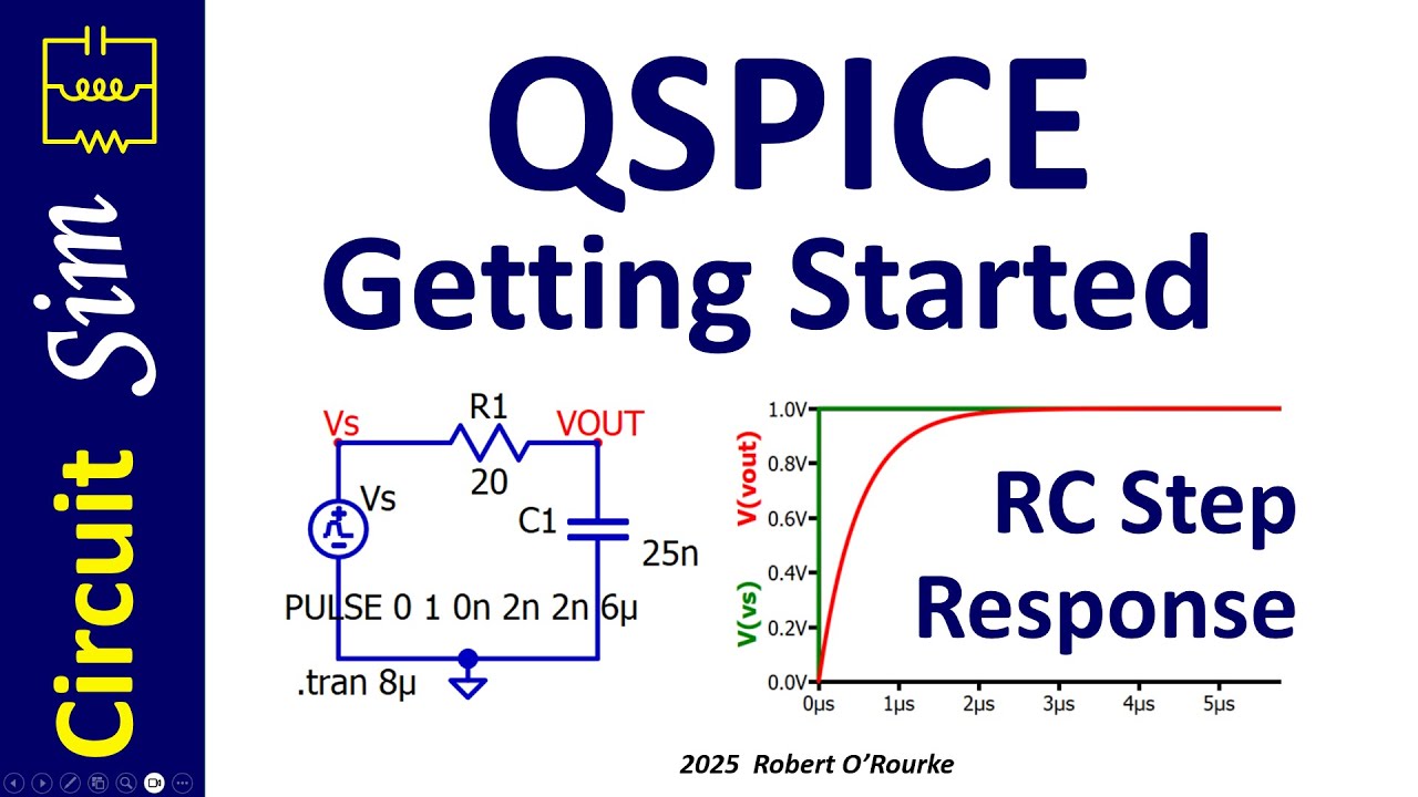QSPICE Getting Started – RC Step Response