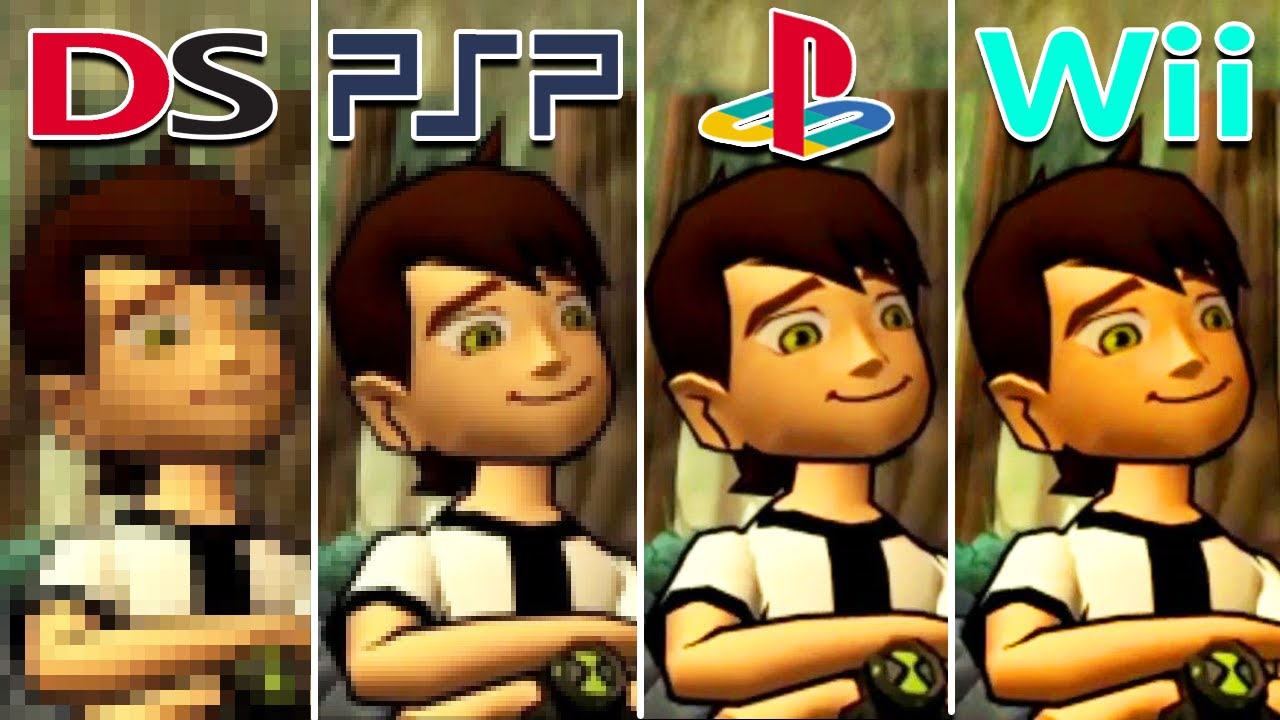 Ben 10 Protector of Earth (2007) DS vs PSP vs PS2 vs Wii (Which One is Better?)