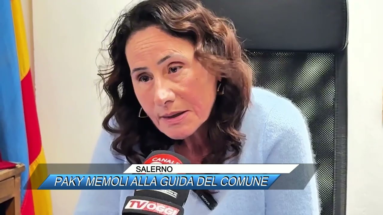 ✅ SALERNO, PAKY MEMOLI ALLA GUIDA DEL COMUNE  |SUD TV 114|