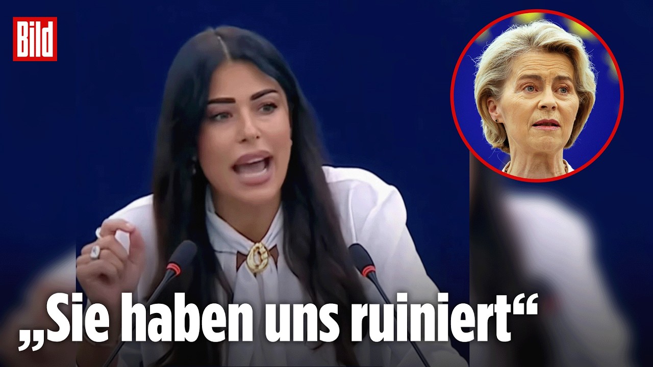 P&ouml;bel-Attacke im EU-Parlament: Griechin beschimpft von der Leyen als &bdquo;Rassistin&ldquo;