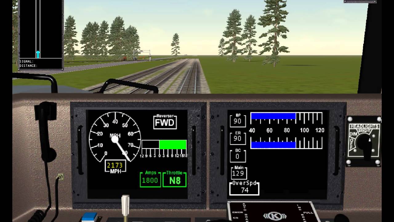 MSTS 20,000 MPH Train