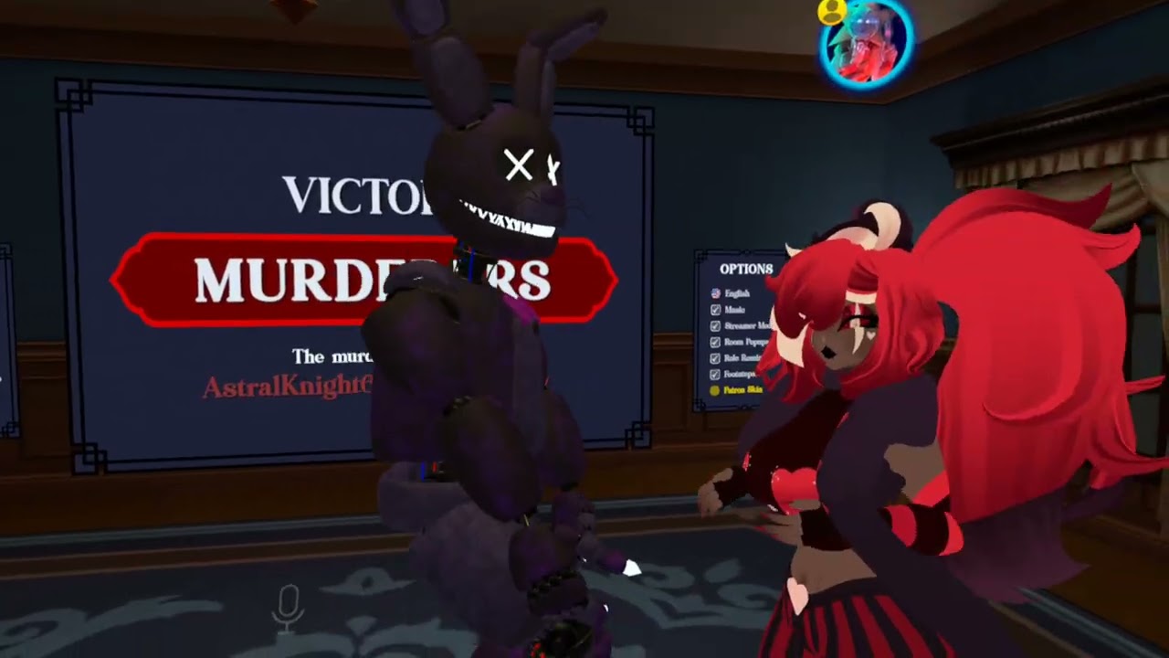 Playing blackout with my friends as has been hotel characters. In VR chat.