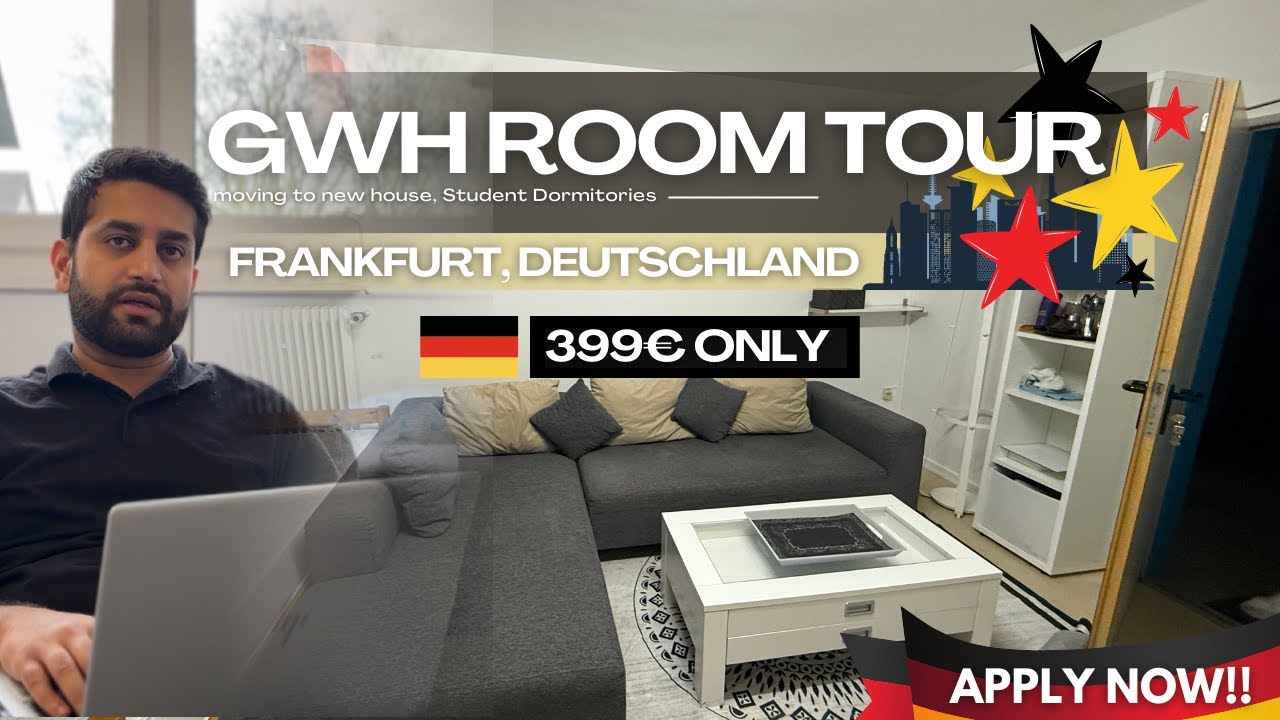 GWH Room & Accommodation Tour in Frankfurt 🇩🇪 | Complete Guide to Finding a Room in Germany
