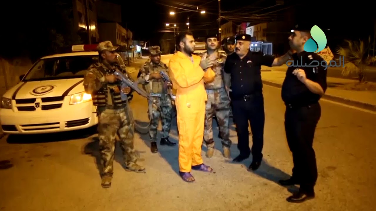 شرطة نينوى تعرض اعترافات عنصرين من داعش ارتكبو عدة جرائم  بحق اهالي الموصل والقوات الامنية