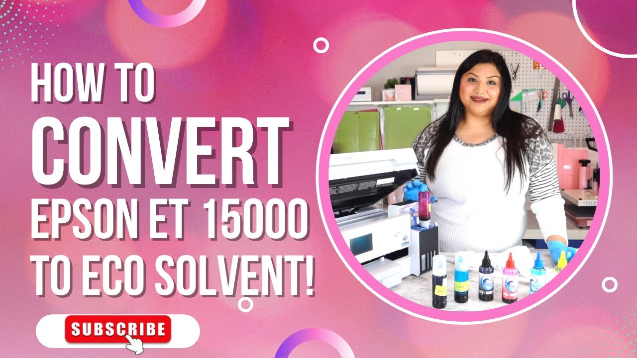 How to convert Epson Ecotank 15000 printer to eco solvent | PART 1. SETUP