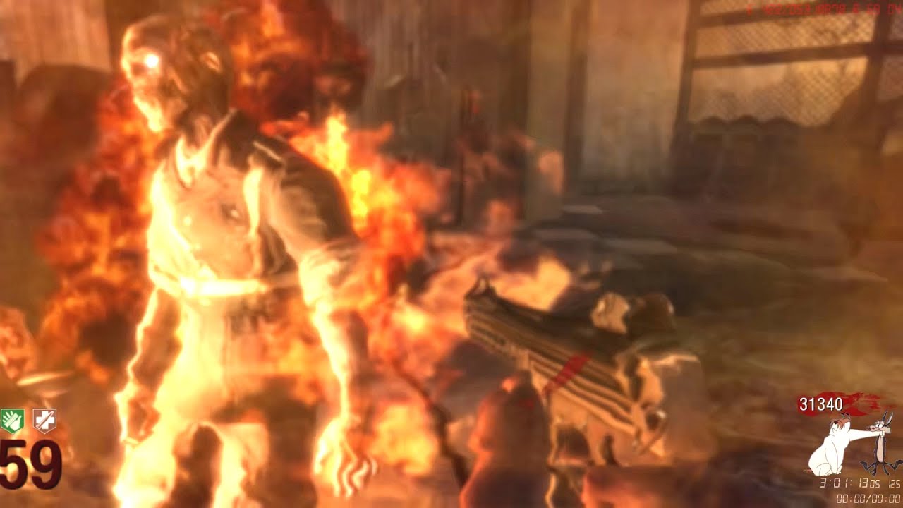 BO1 zombies Kino no box/revive 60 + WaW Verruckt 100