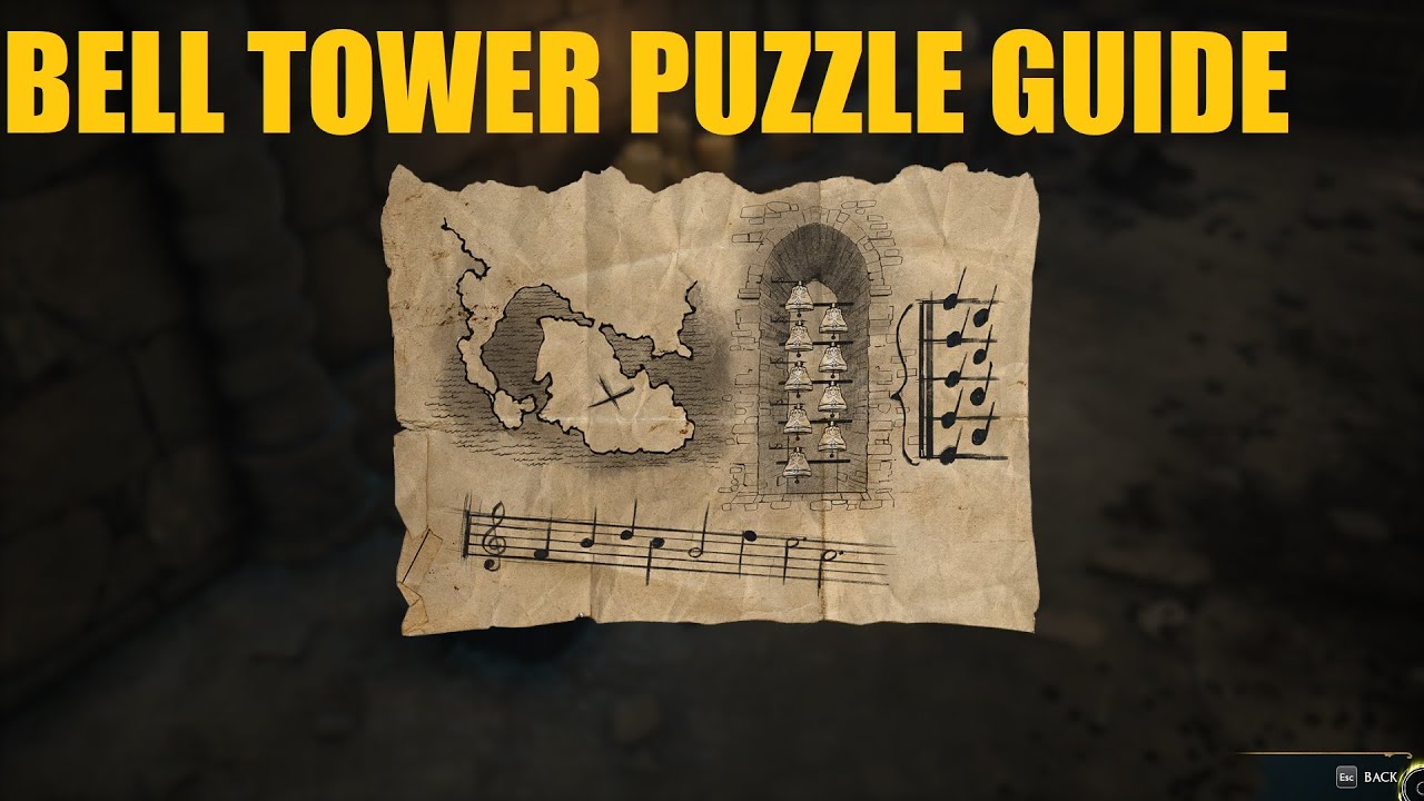 Bell Tower Puzzle Full Guide - Solved By The Bell #hogwartslegacy