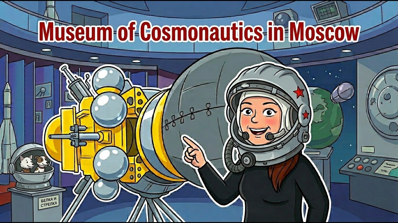The Museum of Cosmonautics in Moscow, Russia...