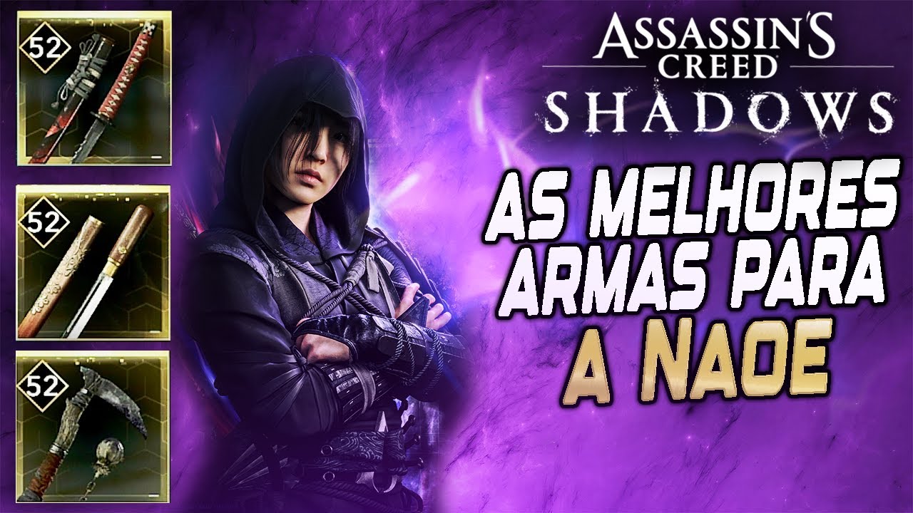 Assassin's Creed Shadows - Melhores Builds de armas e combos para a NAOE!